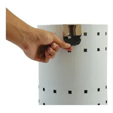 Cesto - Lixeira Telado Para Escritório - Aço Inox 13 Litros Foto mini 4