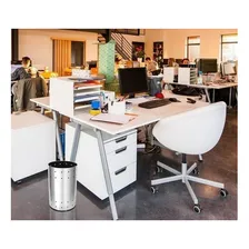 Cesto - Lixeira Telado Para Escritório - Aço Inox 13 Litros Foto mini 3