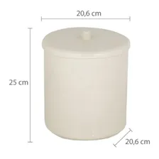 Cesto Lixo - Lixeira Astra Branco Banheiro/cozinha 6 Litros Foto mini 4