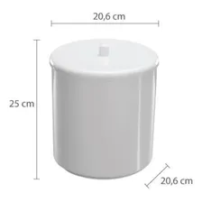 Cesto Lixo - Lixeira Astra Branco Banheiro/cozinha 6 Litros Foto mini  2