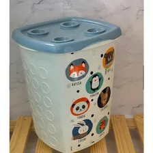 Cesto Organizador De Roupas Sapatos Infantil Mult 38l Azul Foto mini 2