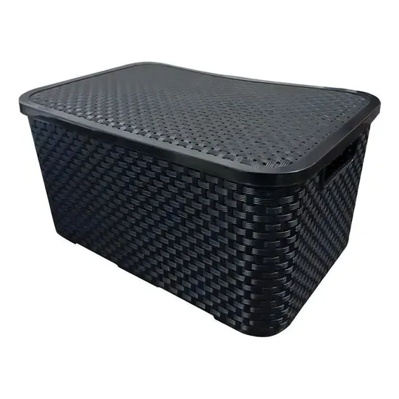 Cesto Organizador Multi Uso 15 Litros Rattan Foto 1