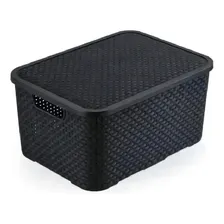 Cesto Organizador Multi Uso 15 Litros Rattan Foto mini 2