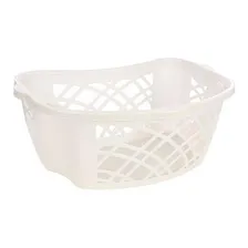 Cesto Roupa Anat么mico 35 Litros Branco Telado 1729 Jaguar Foto mini 1