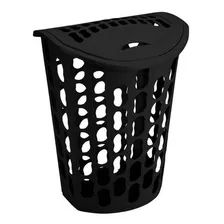 Cesto Telado Para Roupa Preto 40 Litros - Injeplastec Foto  mini 1