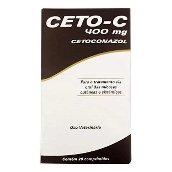 Ceto C 400mg Cetoconazol Cepav 20 Comprimidos Foto 1