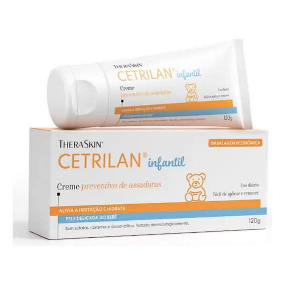 Cetrilan Creme Protetor Previne Assaduras 120g - Theraskin Foto 1