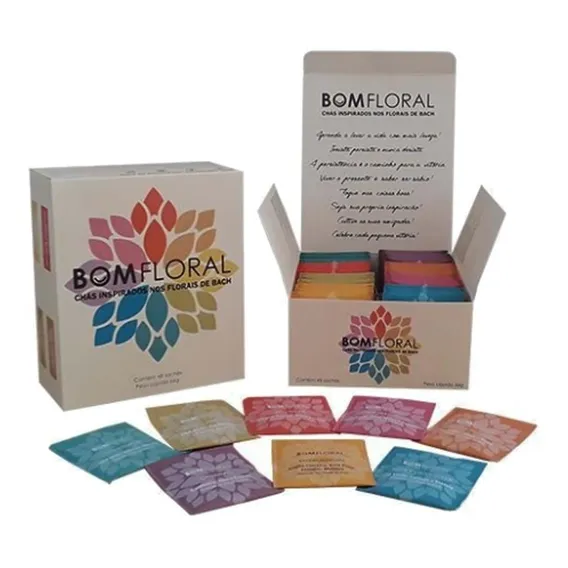 Cha Bom Floral Box 8 Sabores Foto 1