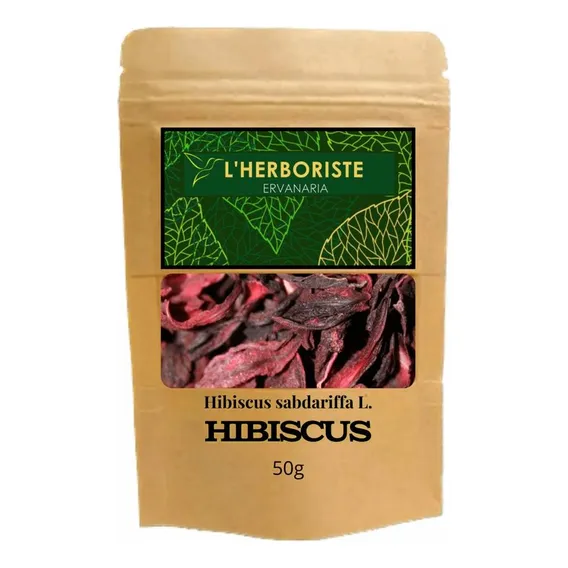 Chá De Hibiscus Flor Seca Sudão 50g Foto 1