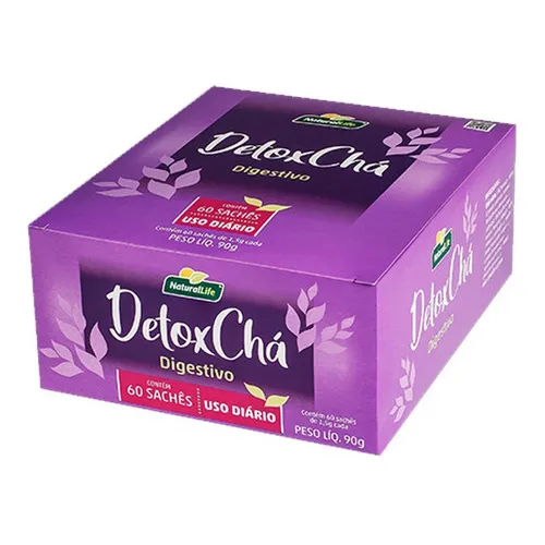 Chá Detox Chá Digestivo Natural Life Contendo 60 Sachês Foto 1