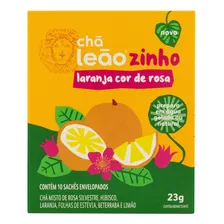 Chá Laranja Cor-de-Rosa Leãozinho Caixa 23g 10 Unidades Foto  mini 1