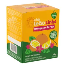 Chá Laranja Cor-de-Rosa Leãozinho Caixa 23g 10 Unidades Foto mini  2