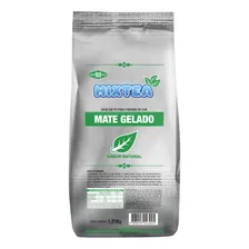 Chá Mate Gelado Sabor Natural Solúvel Mix Tea 1kg Rende 10 L Foto mini  2