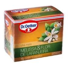 Chá Misto Melissa & Flor De Laranjeira Dr. Oetker 10x10g Foto mini 1