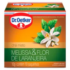 Chá Misto Melissa & Flor De Laranjeira Dr. Oetker 10x10g Foto mini 2