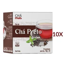 Chá Preto Cx. Com 10 Sachês Vegano, Kit 10 Foto  mini 1