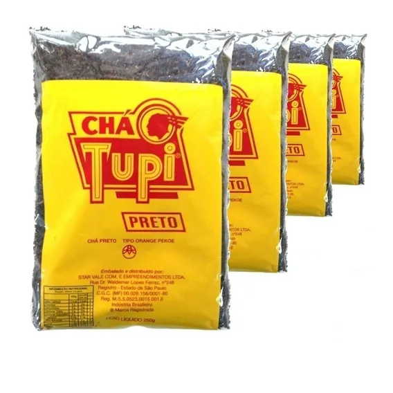 Chá Preto Tupi Tipo 250g X 4 Unidades Foto 1