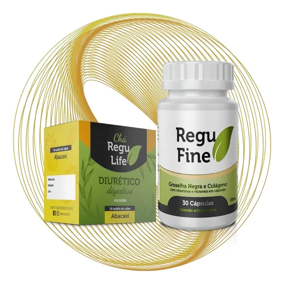 Chá Regu Life + Regu Fine Foto 1