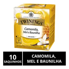 Chá Twinings, Camomila, Mel E Baunilha, Caixa Com 10 Sachês Foto mini  3