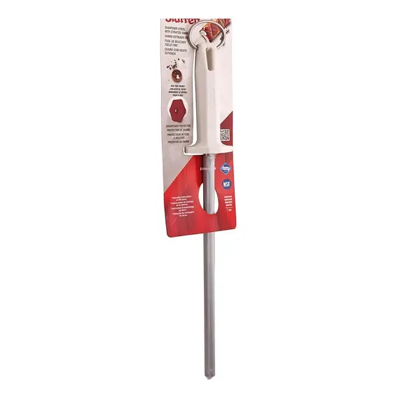 Chaira Afiador Haste Estriada 25cm 10 Polegadas - Starrett Cor Branco Foto 1