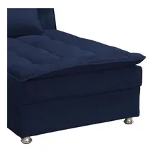 Chaise Penélope Veludo Azul Foto mini 4