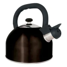 Chaleira Aço Inox 2,5l Mattina Preta Foto mini 1