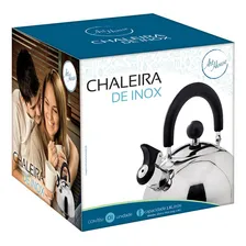 Chaleira Aço Inox Cromada Com Apito 1,8 Litro - Art House Foto mini 4