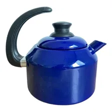 Chaleira Esmaltada 14 1,5lt Azul Ewel Foto  mini 1