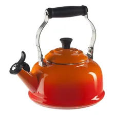 Chaleira Tradicional Com Apito 1,6 Litros Laranja Le Creuset Foto mini 1
