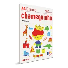 Chamex Papel Sulfite A4 Branco 100 Folhas Chamequinho 75g Foto  mini 1