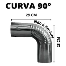 Chamine Caipira P/fogao A Lenha Galvanizado 115mm Duto Tubo Foto mini 3