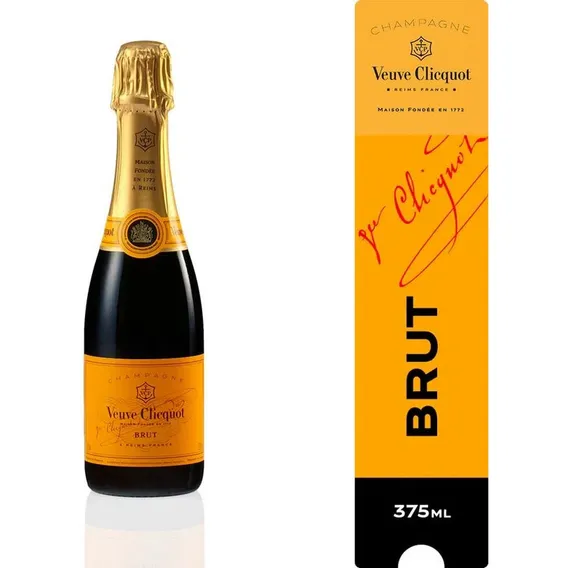 Champagne Veuve Clicquot Brut 375mL Foto 1