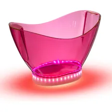 Champanheira Baladeira Com Led 9,5 Litros Cor Rosa Neon Foto mini 1