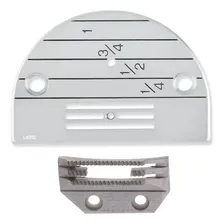 Chapa Agulha 4 Carreira Dente Costura Leve Reta Industrial Foto mini 1