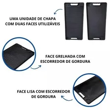 Chapa Alça De Ferro 50 X 25 Cm Bifeteteira Dupla Face Rig Foto mini 2