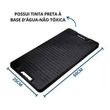 Chapa Alça De Ferro 50 X 25 Cm Bifeteteira Dupla Face Rig Foto mini 3