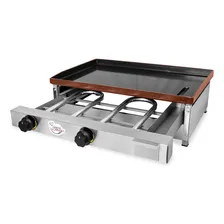 Chapa Bifeira 60x40 Industrial Inox Hamburguer Profissional Foto mini 2