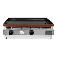 Chapa Bifeira 60x40 Industrial Inox Hamburguer Profissional Foto mini 4
