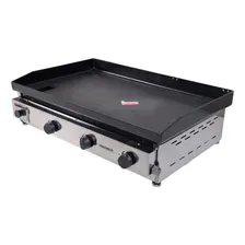 Chapa Bifeteira Lanche Gás Venâncio C80 Inox 81x50 Cm Foto mini 2