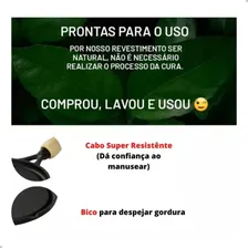 Chapa Bifeteira Redonda Lisa Ferro Fundido 25cm Rig Fundido Foto mini 3