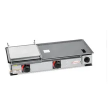 Chapa Chapeira Lanches Inox C/ Prensa Gaveta 80x43 Itajobi Foto mini 3