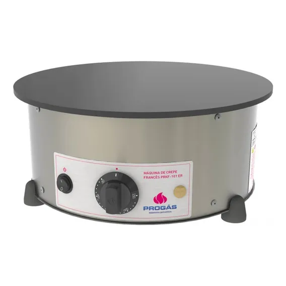Chapa Crepe Francês Redonda Elétrica Prkf-101er Progas 220v Foto 1