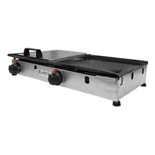 Chapa De Lanche Hot Dog Com Prensa 30x60 Inox A Gás 2 Bocas Foto  mini 1