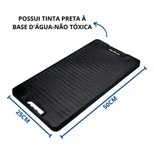 Chapa Dupla Face Ferro Fundido Dupla Face 25x50 Rig Foto mini  3