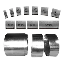 Chapa Galvanizada 100 X 30 Cm / Espessura 0,45mm (#28) Cor Galvanizado Foto mini 2