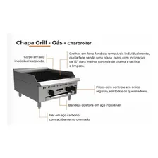 Chapa Grill Charbroiler Gás Linha Prime 60cm Venâncio Pcg060 Foto mini 4