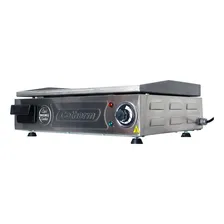 Chapa Lanches Elétrica Grill 50X35 1600W Cozinha Cotherm Profissional Industrial Inox Voltagem 110V Foto mini 4