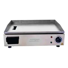 Chapa Lanches Elétrica Grill 50X35 1600W Cozinha Cotherm Profissional Industrial Inox Voltagem 110V Foto mini 2