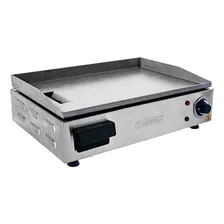 Chapa Lanches Elétrica Grill 50X35 1600W Cozinha Cotherm Profissional Industrial Inox Voltagem 110V Foto mini 1