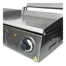 Chapa Lanches Profissional Prensa Elétrica Grill 70x30 Inox Foto mini  2